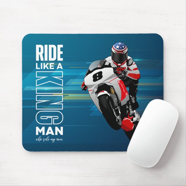 Ride Like a King |  Mouse Pad (With Mouse)