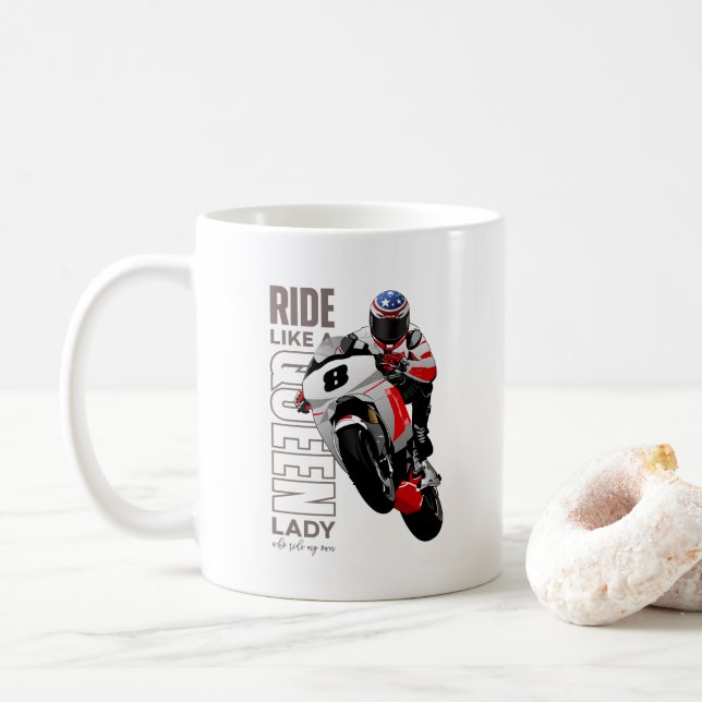 Ride Like a Queen | 11# Classic Mug (With Donut)