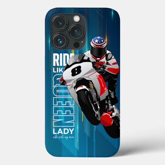 Ride Like a Queen |  Case-Mate iPhone Case (Back)