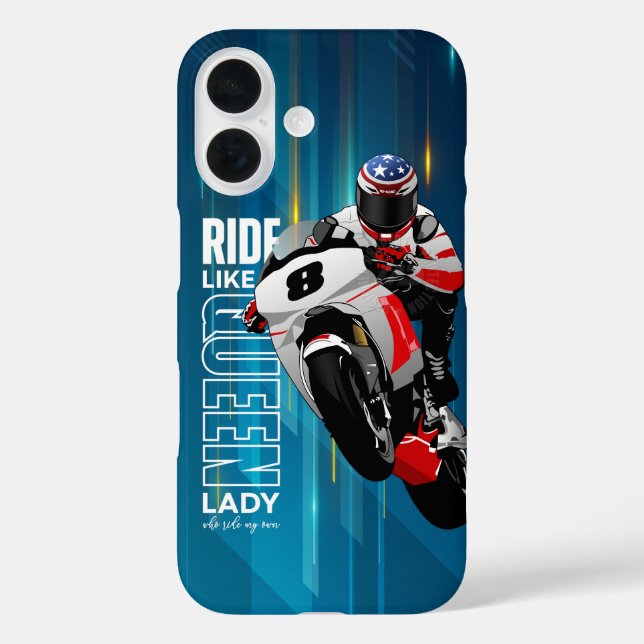 Ride Like a Queen |  Case-Mate iPhone Case (Back)