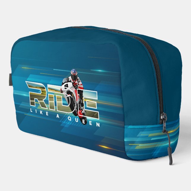 Ride Like a Queen | Dopp Kit (Right Corner)
