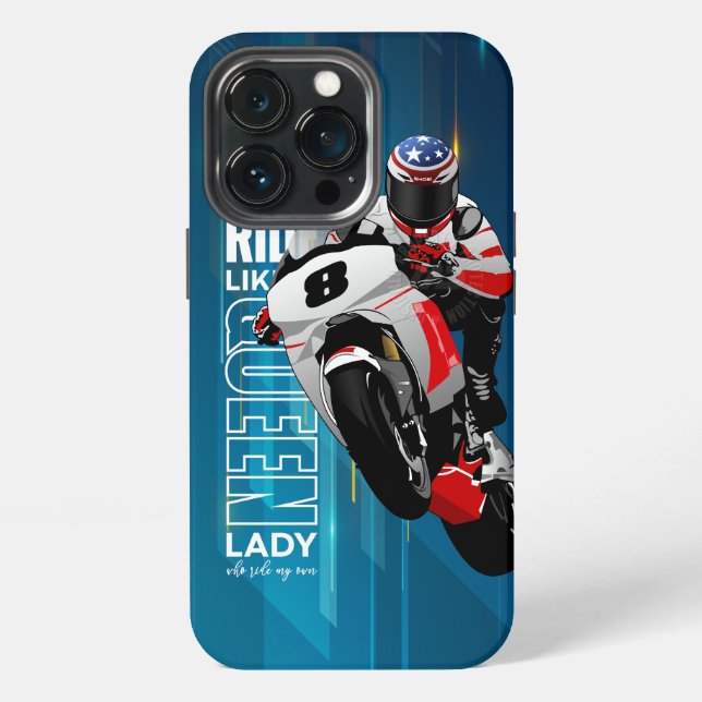 Ride Like a Queen |  iPhone Case (Back)