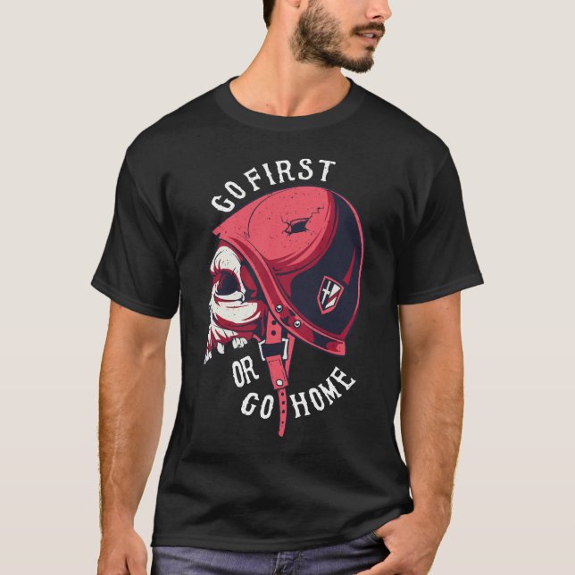 Ride Like a Warrior: Biker's Hamlet  T-Shirt (Front)