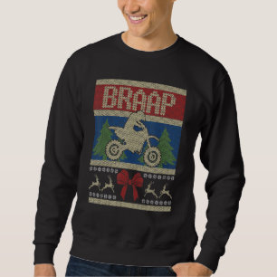 Ride Motocross Ugly Christmas Sweater Mx Dirt Bike