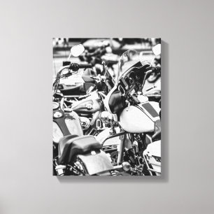 Ride Motorbike Motorcycle Biker Rider Details Canvas Print
