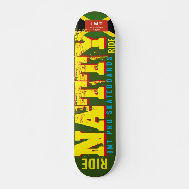 RIDE NATTY RIDE  JMT Skateboard, 7¾" Deck Skateboard (Front)