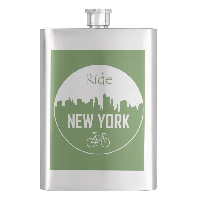 Ride New York Hip Flask (Front)