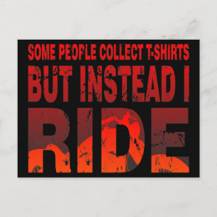 Ride not Collect Postcard
