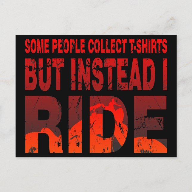Ride not Collect Postcard (Front)