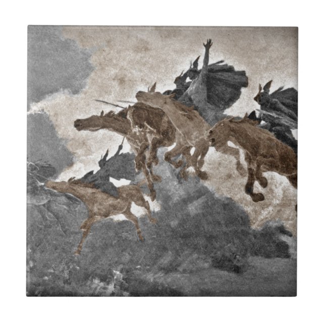 Ride of the Valkyries Ceramic Tile (Front)