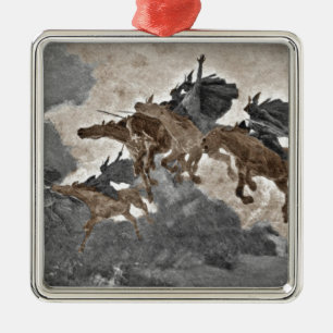 Ride of the Valkyries Metal Ornament