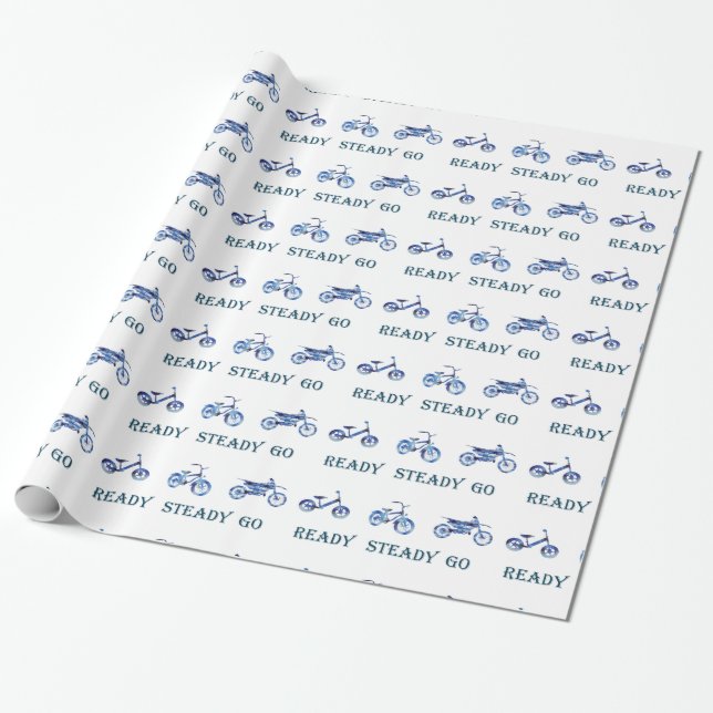 Ride on wrapping paper (Unrolled)