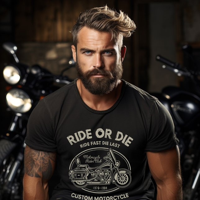 Ride or Die Motorcycle  T-Shirt (Creator Uploaded)