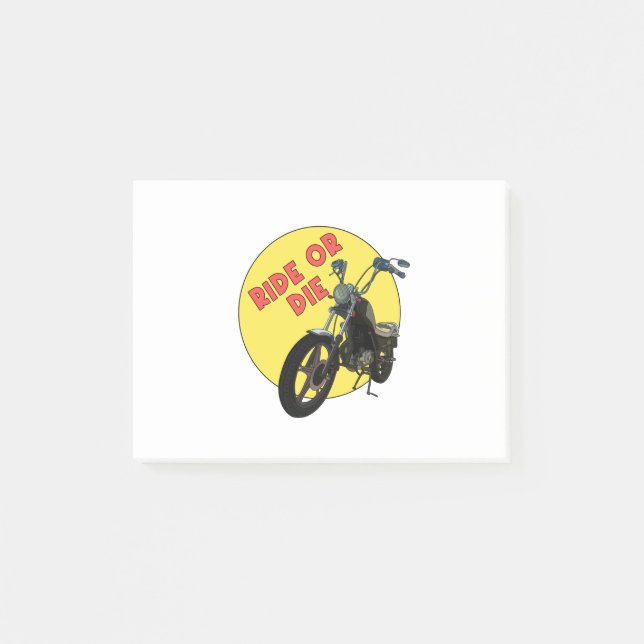 Ride or Die Post-it Notes (Front)