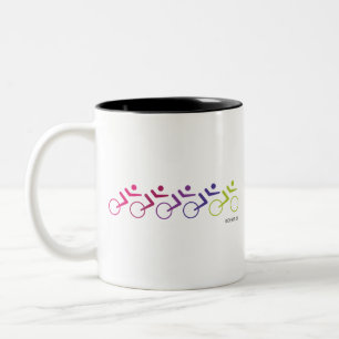 RIDE OR DIE, roads riders Two-Tone Coffee Mug