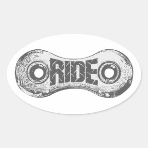 Ride Oval Sticker
