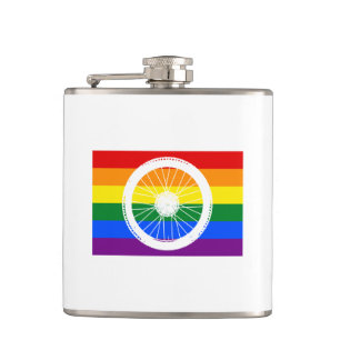 Ride Pride Cycling Wheel Hip Flask