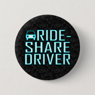 Ride Share Driving Uber Driver Rideshare 6 Cm Round Badge
