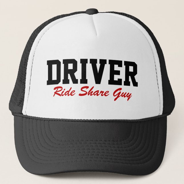 Ride Share Guy Driver Driving Hat (Front)