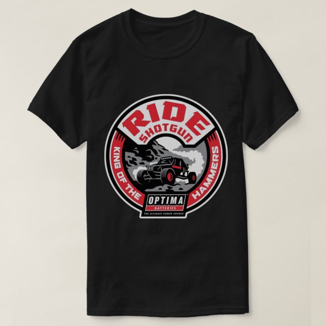 Ride Shotguna - King Of The Hammers T-Shirt (Design Front)