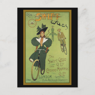 Ride Swift Cycles Postcard