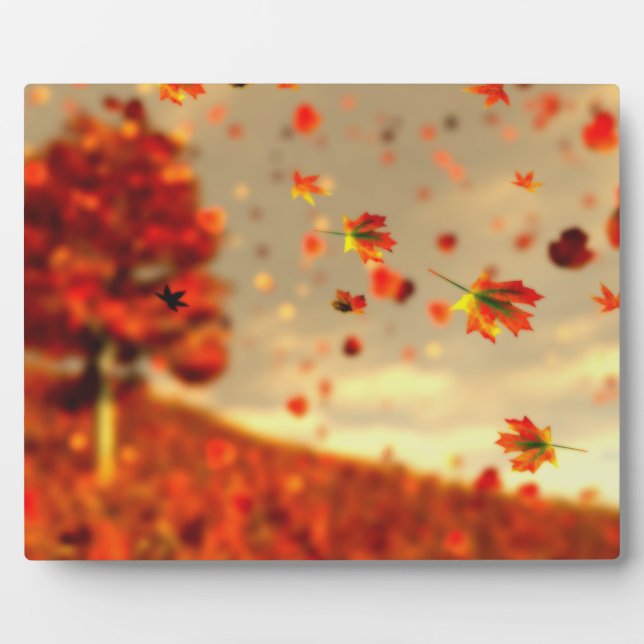 Ride the October Breeze Picture Plaque (Front)