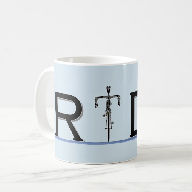 Ride the Planet Mug (Front Left)