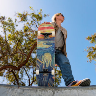 Ride the Scream of Expression - Edvard Munch Skateboard