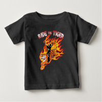 Ride The Tiger Vintage Heavy Metal Illustration