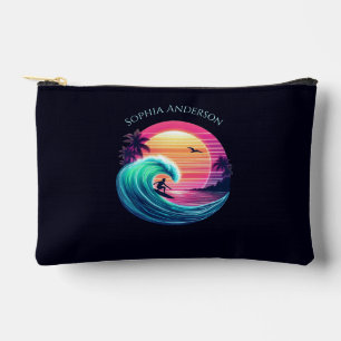 Ride the Wave at Sunset Accessory Pouch
