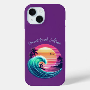 Ride the Wave at Sunset iPhone 15 Case