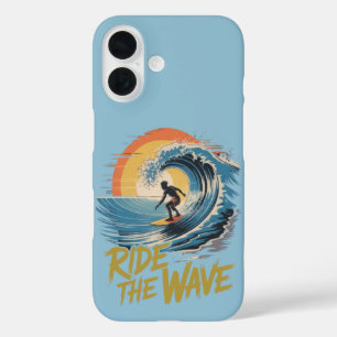 Ride the Wave  iPhone 16 Case