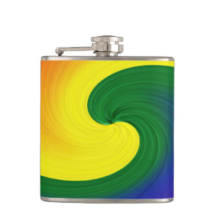 Ride the Wave Hip Flask