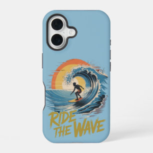 Ride the Wave  iPhone 16 Case