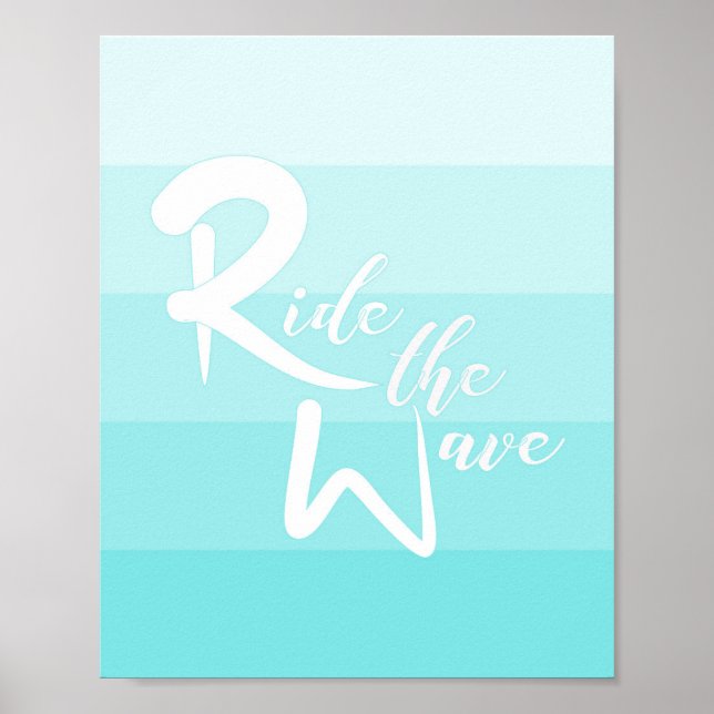 Ride The Wave Wall Art (Front)