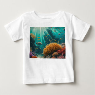 "Ride the Waves: Ocean Vibes Tee" Baby T-Shirt