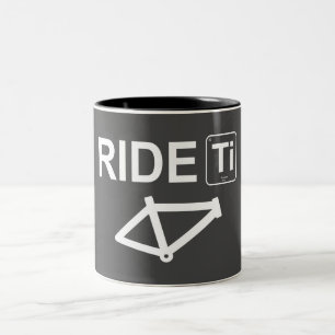 Ride Titanium Two-Tone Coffee Mug
