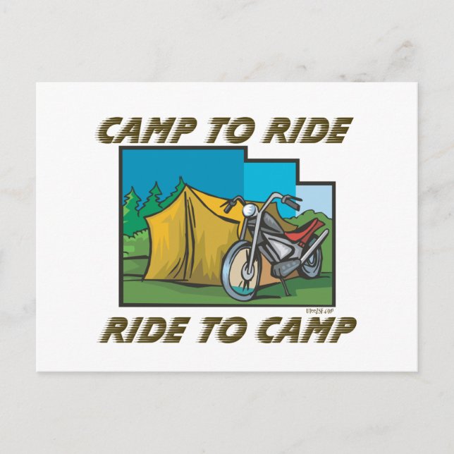 Ride to Camp Postcard (Front)