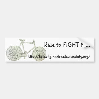 Ride to FIGHT MS! Bumper Sticker