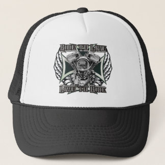 Ride to Live - Live to Ride Trucker Hat