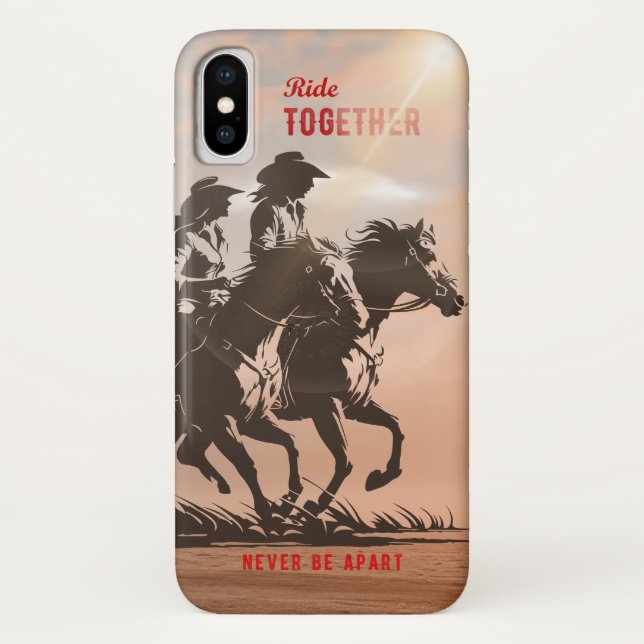 Ride together- A wonderful Western life |  Case-Mate iPhone Case (Back)