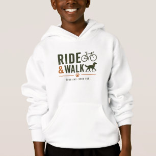 Ride Walk Dog Owner Cycling Lifestyle