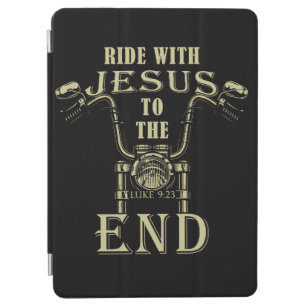 Ride with Jesus – Motorcycle Christian Faith Biker iPad Air Cover