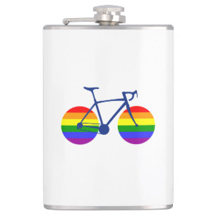 Ride With Pride Bike Hip Flask