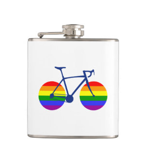 Ride With Pride Bike Hip Flask