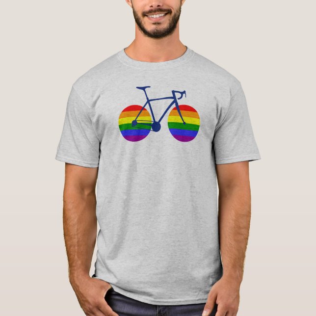 Ride With Pride Bike T-Shirt (Front)