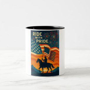 Ride with Pride – Cowboy 4th of July Mug