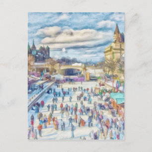 Rideau Canal Ottawa Canada Postcard