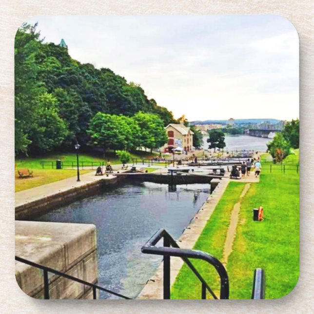 Rideau Canal Waterway. Buy Now Coaster (Front)