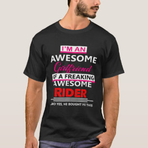 Rider Dirt Bike Horse Motocross Wife Girlfriend T-Shirt